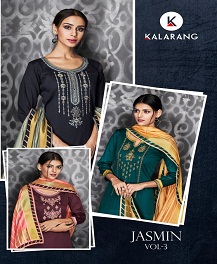 Kalarang Jasmine Vol 3 Wedding Dresees Catalogue