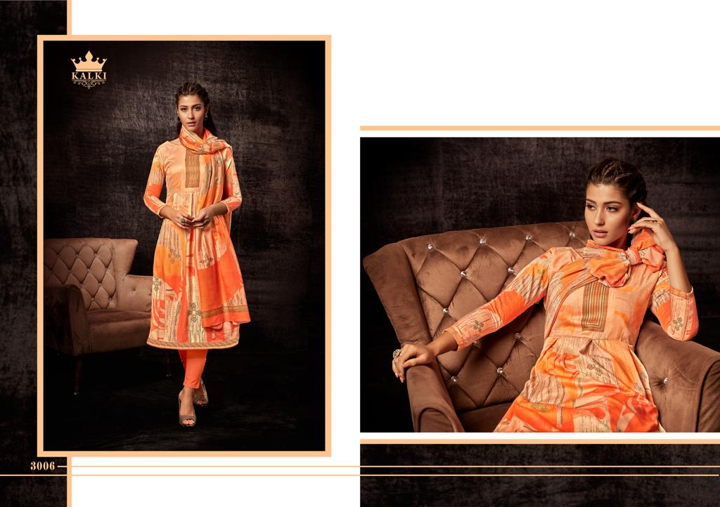 Hrida By Kalki Fashion Printed Dress Materials Catalogue