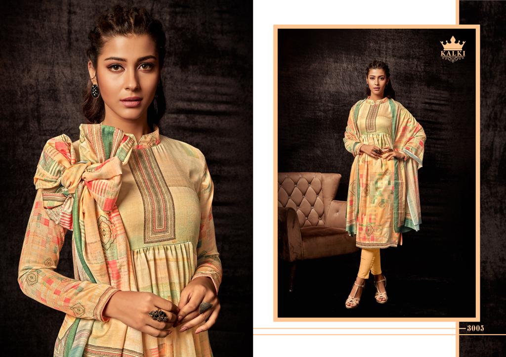 Hrida By Kalki Fashion Printed Dress Materials Catalogue