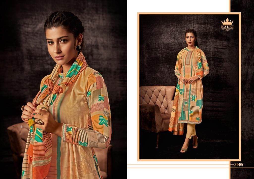 Hrida By Kalki Fashion Printed Dress Materials Catalogue