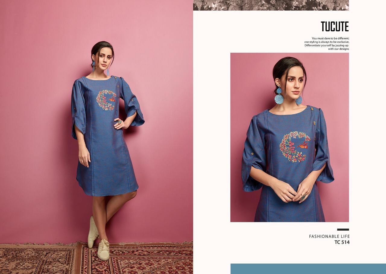 Tucute 513 By Karma Designer Kurtis Catalogue