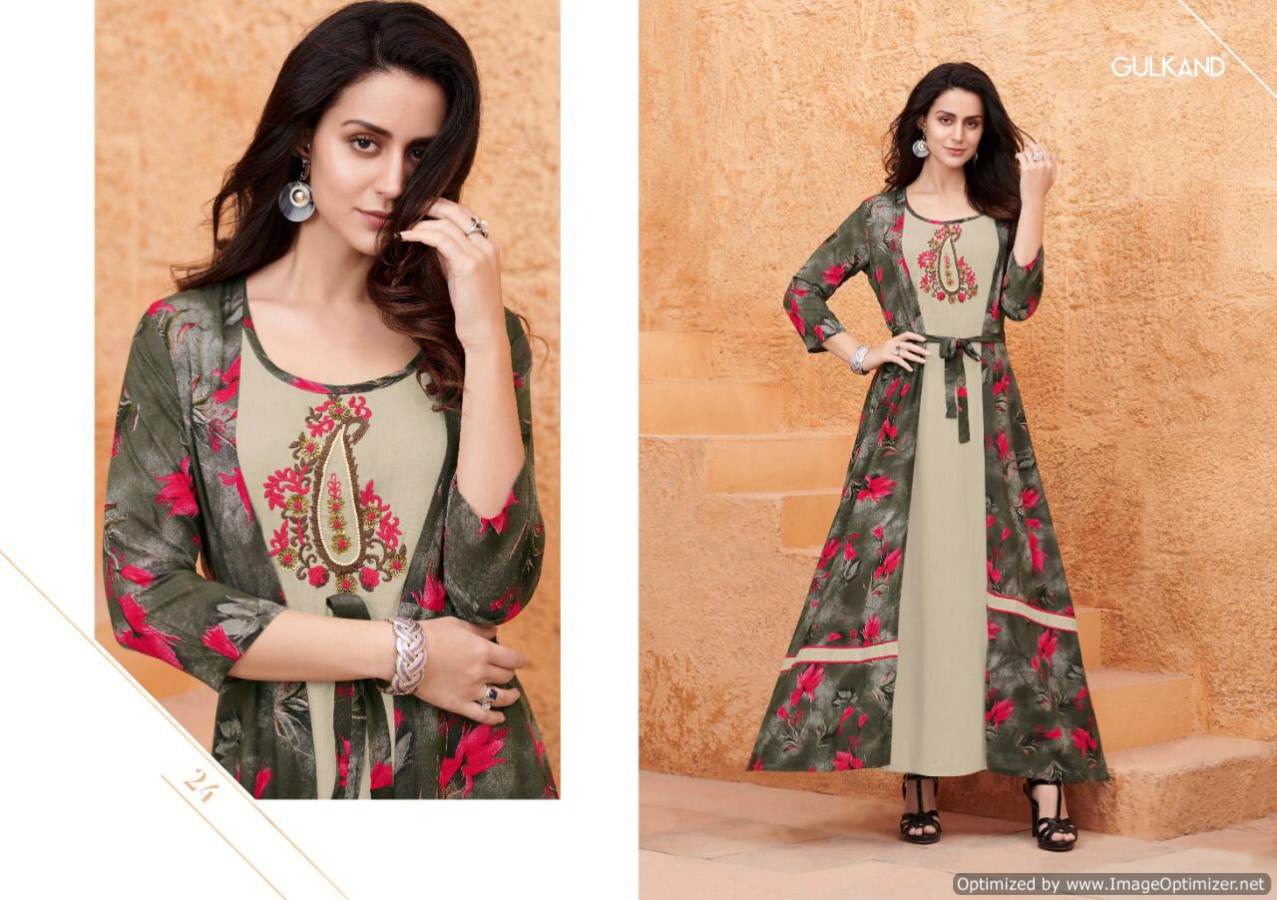 Kitty Party By Gulkand Fashion Long Kurtis Catalogue