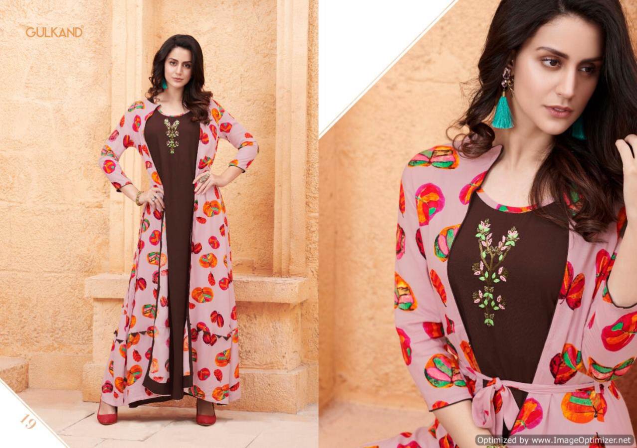 Kitty Party By Gulkand Fashion Long Kurtis Catalogue