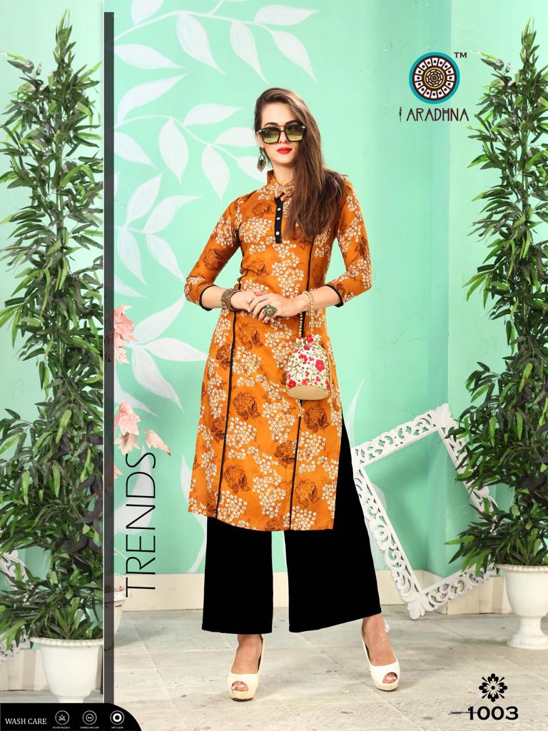 Kiwi Vol 2 Aradhna Printed Kurtis Catalogue