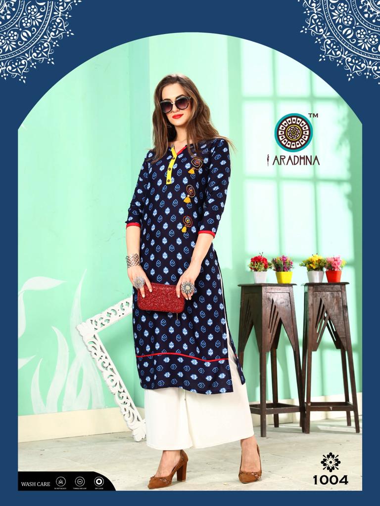 Kiwi Vol 2 Aradhna Printed Kurtis Catalogue