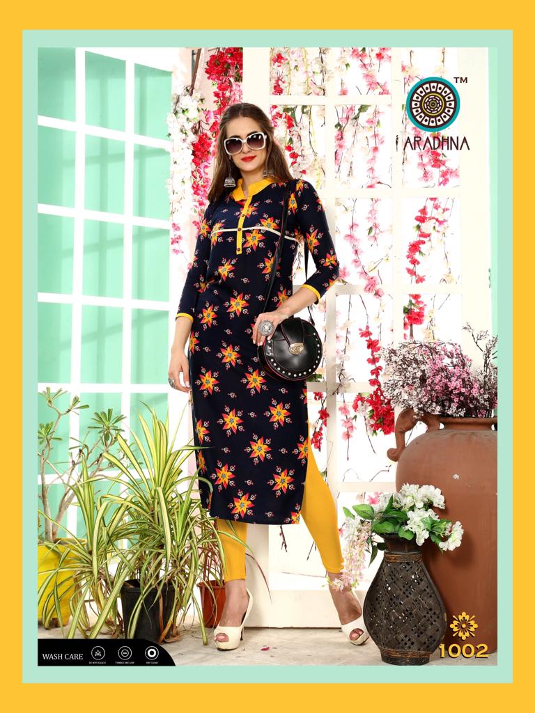 Kiwi Vol 2 Aradhna Printed Kurtis Catalogue