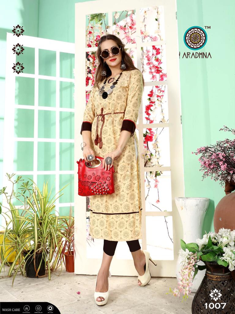 Kiwi Vol 2 Aradhna Printed Kurtis Catalogue