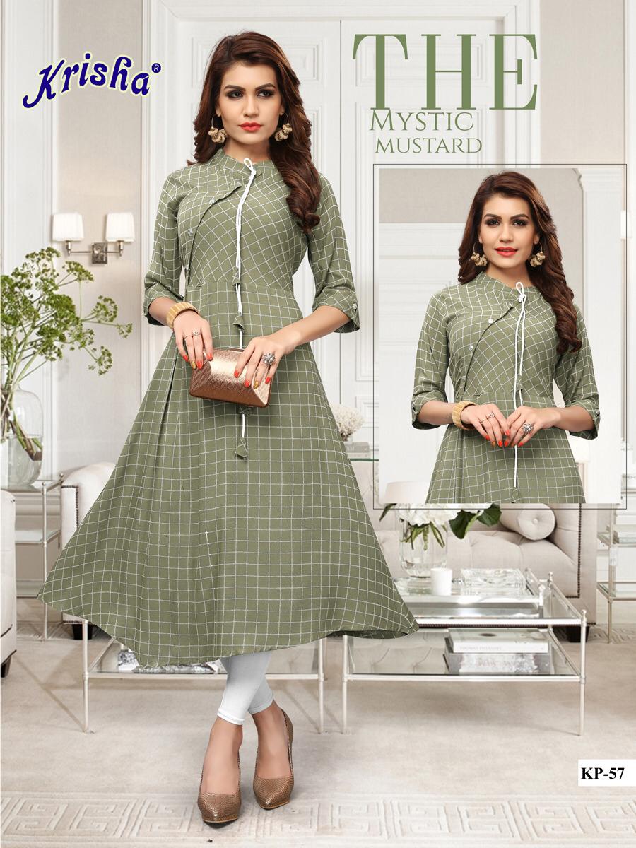 Panchi Vol 2 By Krisha Fashion Rayon Printed  Kurti Catalogue