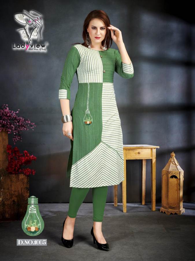 Kulfi By Ladyview Fashion Causal Wear Kurtis Catalogue