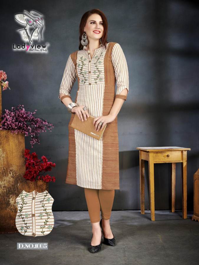 Kulfi By Ladyview Fashion Causal Wear Kurtis Catalogue