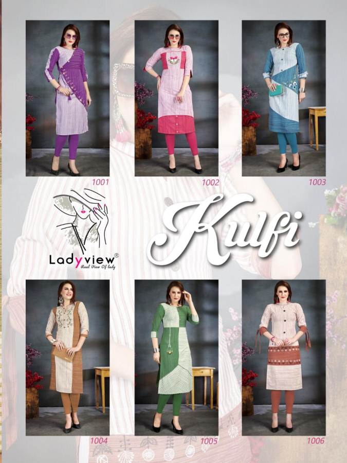 Kulfi By Ladyview Fashion Causal Wear Kurtis Catalogue