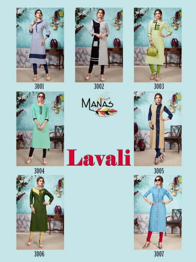 Lavali By Manas Designer Kurti Catalogue