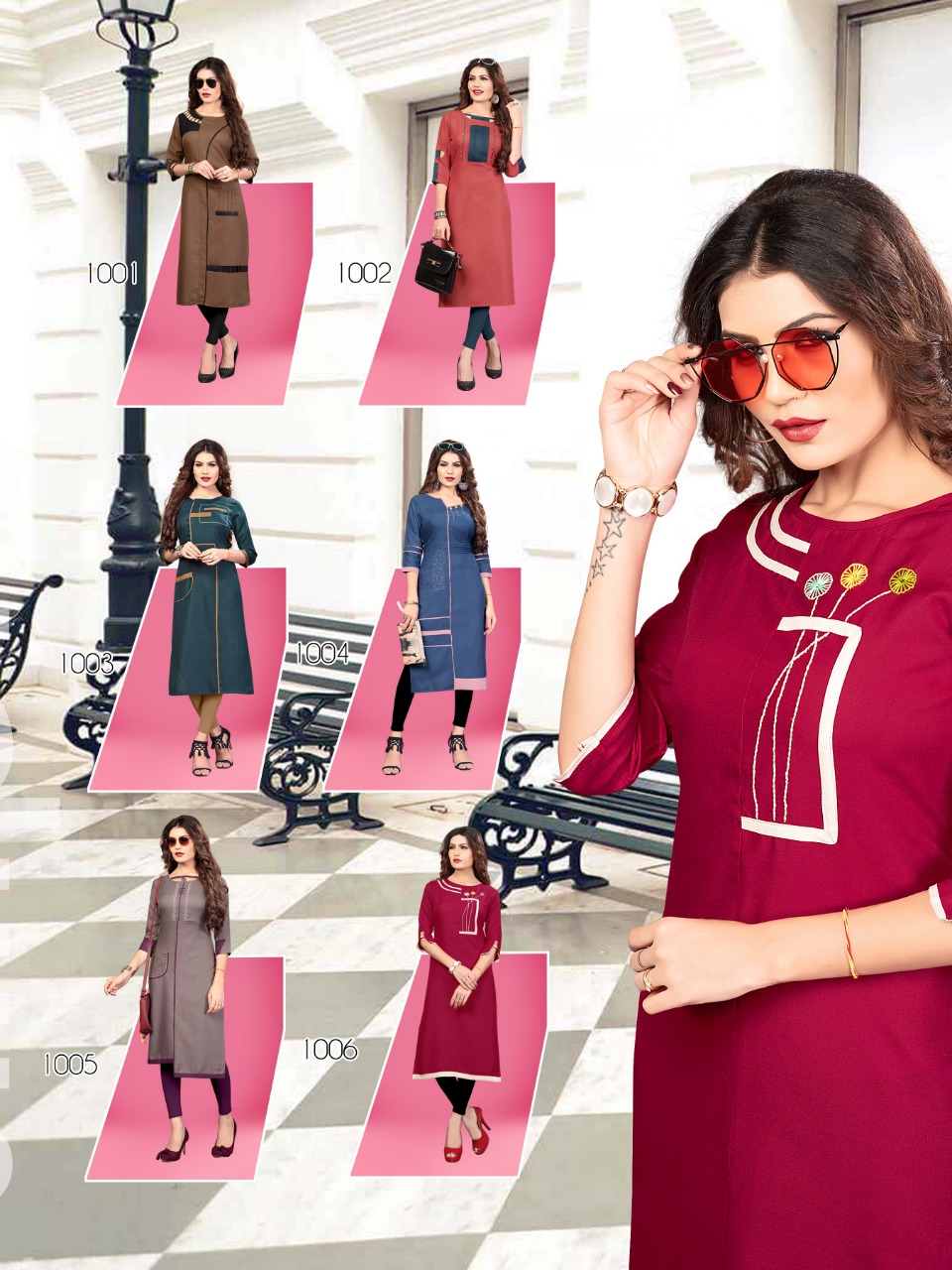 Legend By Banwery Fashion Rayon Kurti With Palazzo Catalogue