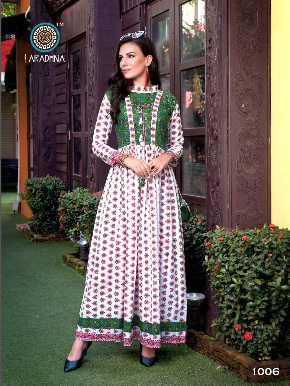 Aradhna Level Vol 1 Cotton Long Gown Style Kurti Catalogue