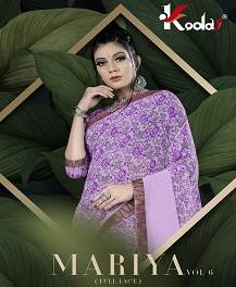 Mariya Vol 6 Kodas Printed Sarees Catalogue