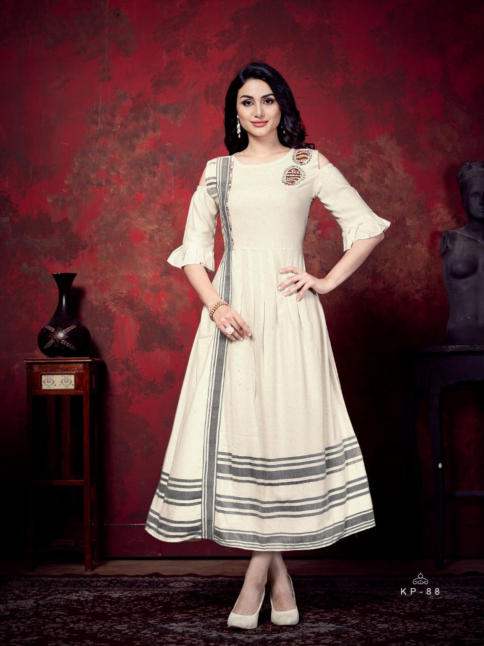 Milky Koi By Krisha Fashion Party Wear Kurti Catalogue