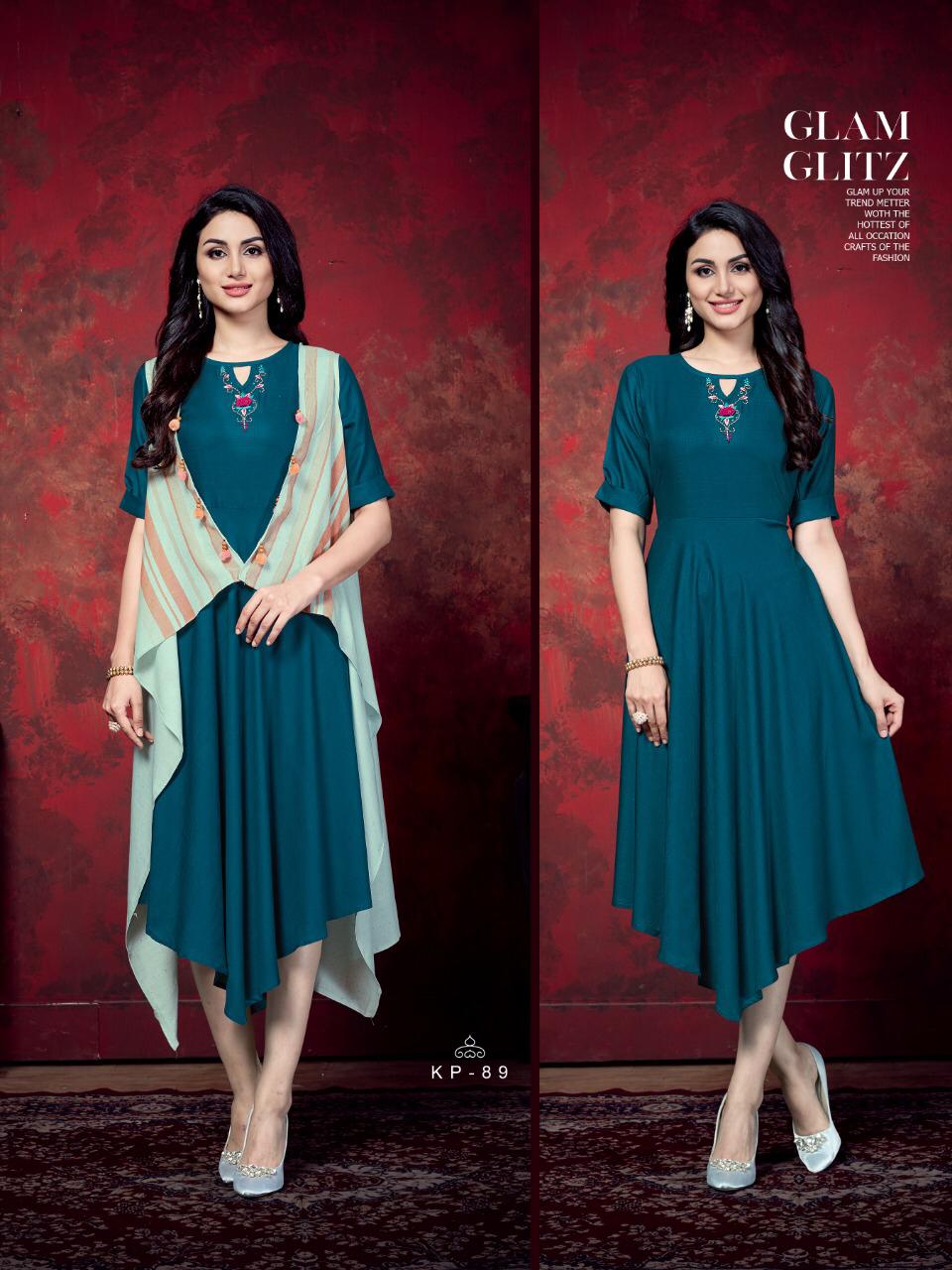 Milky Koi By Krisha Fashion Party Wear Kurti Catalogue
