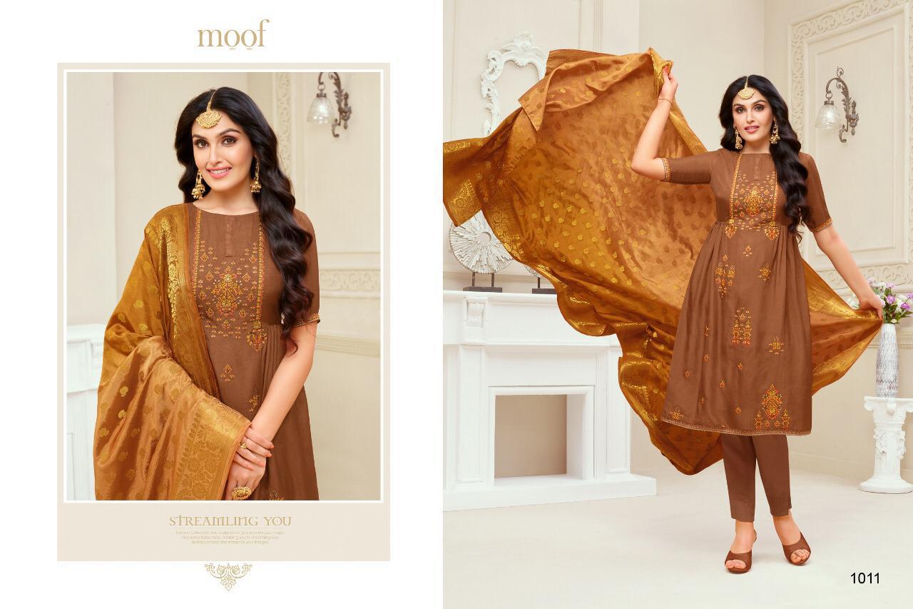 Padmavati Vol 7 By Moof Fashion Designer Dress Materials Catalogue
