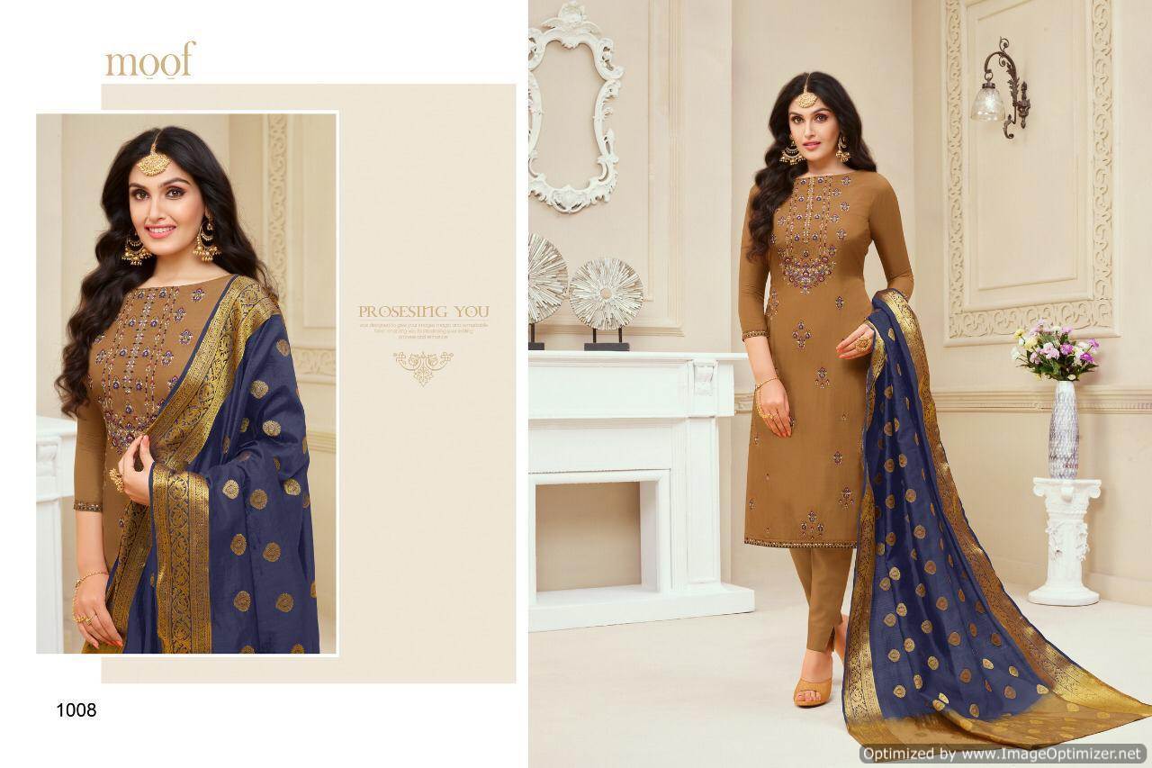 Padmavati Vol 7 By Moof Fashion Designer Dress Materials Catalogue