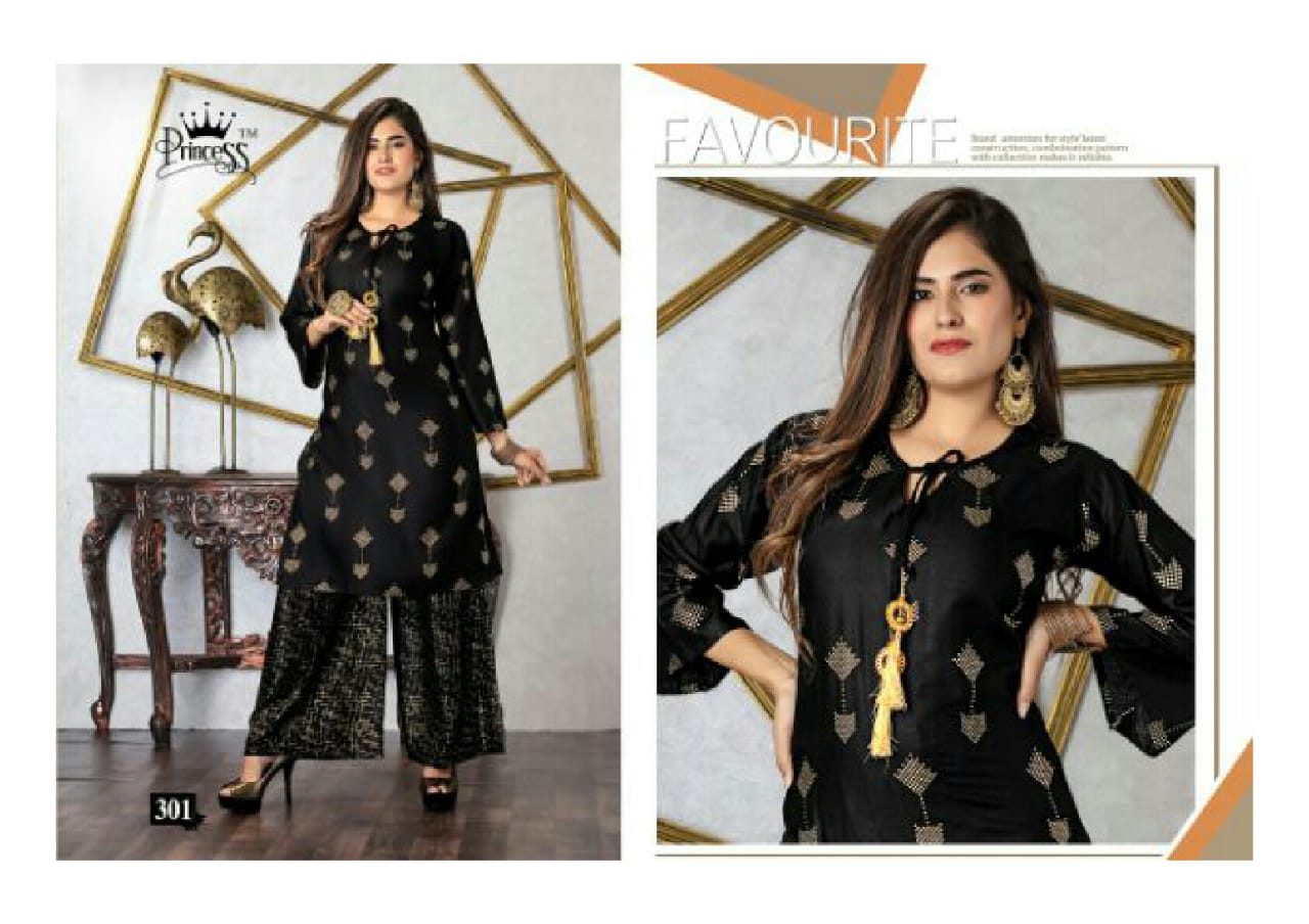 Nature By Jagdamba Fashion Designer Printed Kurti Palazzo Catalogue