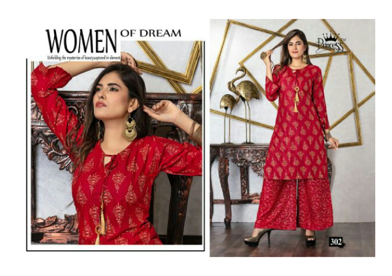 Nature By Jagdamba Fashion Designer Printed Kurti Palazzo Catalogue