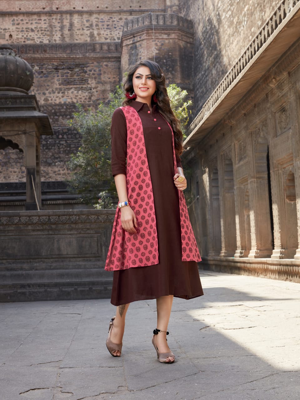 Neerja By Pahervesh Cotton Party Wear Kurtis Catalogue