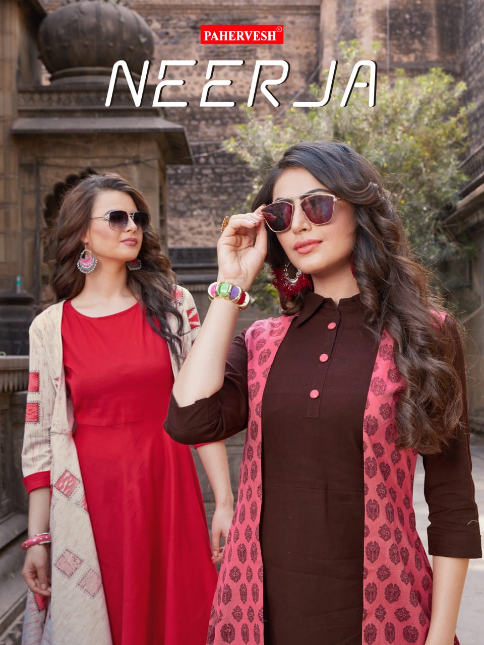 Neerja By Pahervesh Cotton Party Wear Kurtis Catalogue