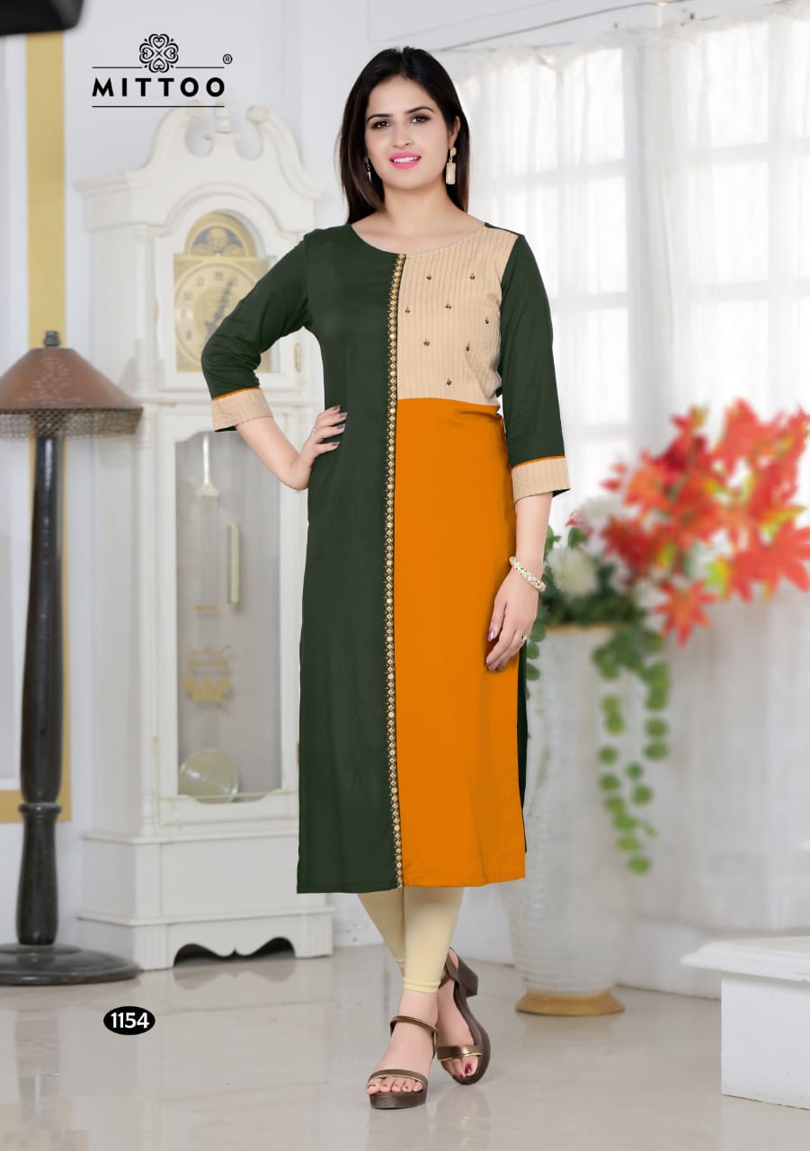 Palak Vol 16 By Mittoo Designer Causal Wear Kurtis Catalogue