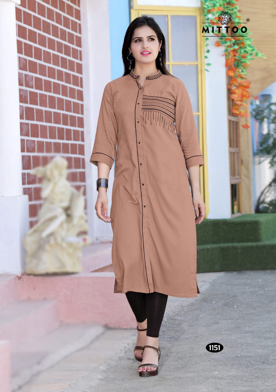 Palak Vol 16 By Mittoo Designer Causal Wear Kurtis Catalogue