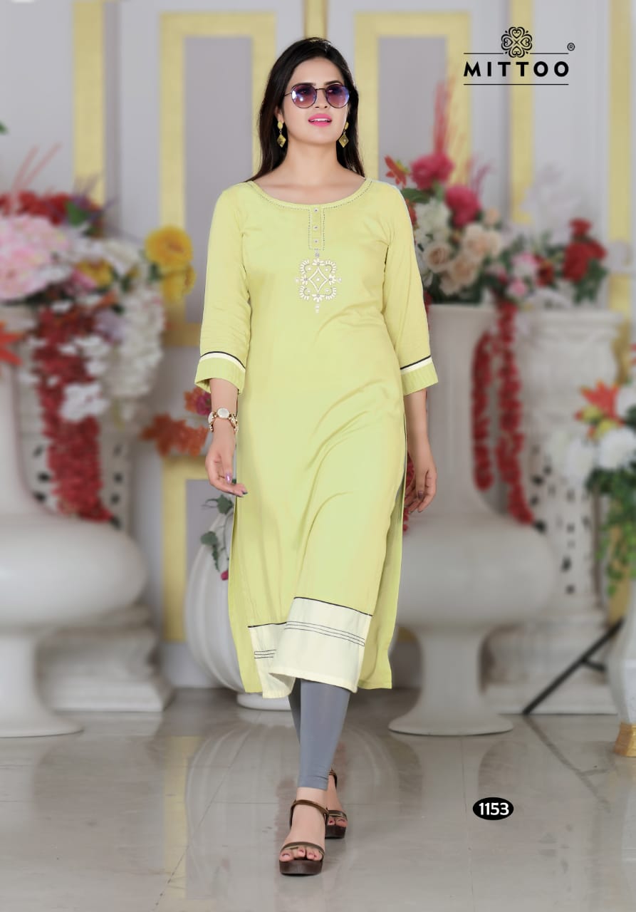Palak Vol 16 By Mittoo Designer Causal Wear Kurtis Catalogue