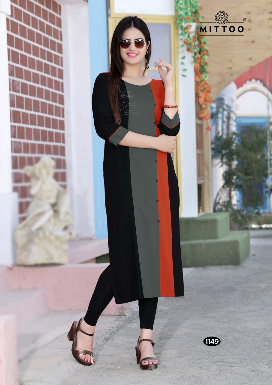 Palak Vol 16 By Mittoo Designer Causal Wear Kurtis Catalogue