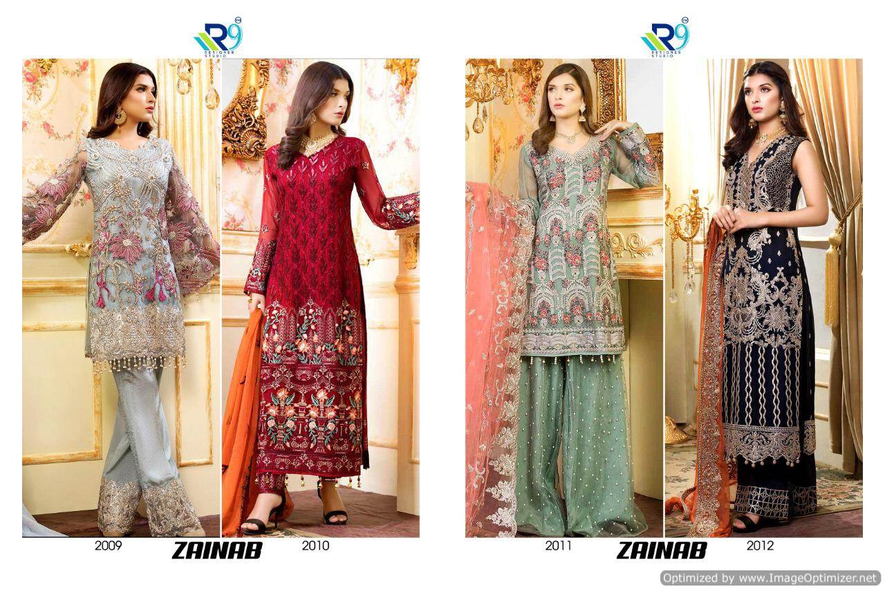 Zainab By R9 Fashion Pakistani Salwar Suit Catalogue