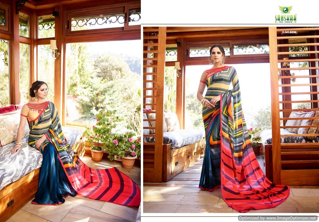 Sbya Sanskar Designer Printed  Saree  Catalogue