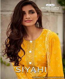 Siyahi By Shahnaz Arts Desogner Palazo Salwar Suit Catalogue
