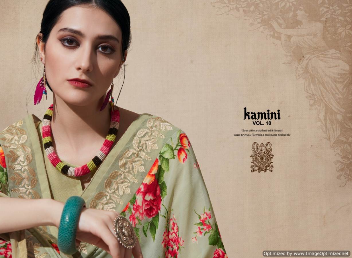 Kamini Vol 10 By Shangrila Printed Sarees