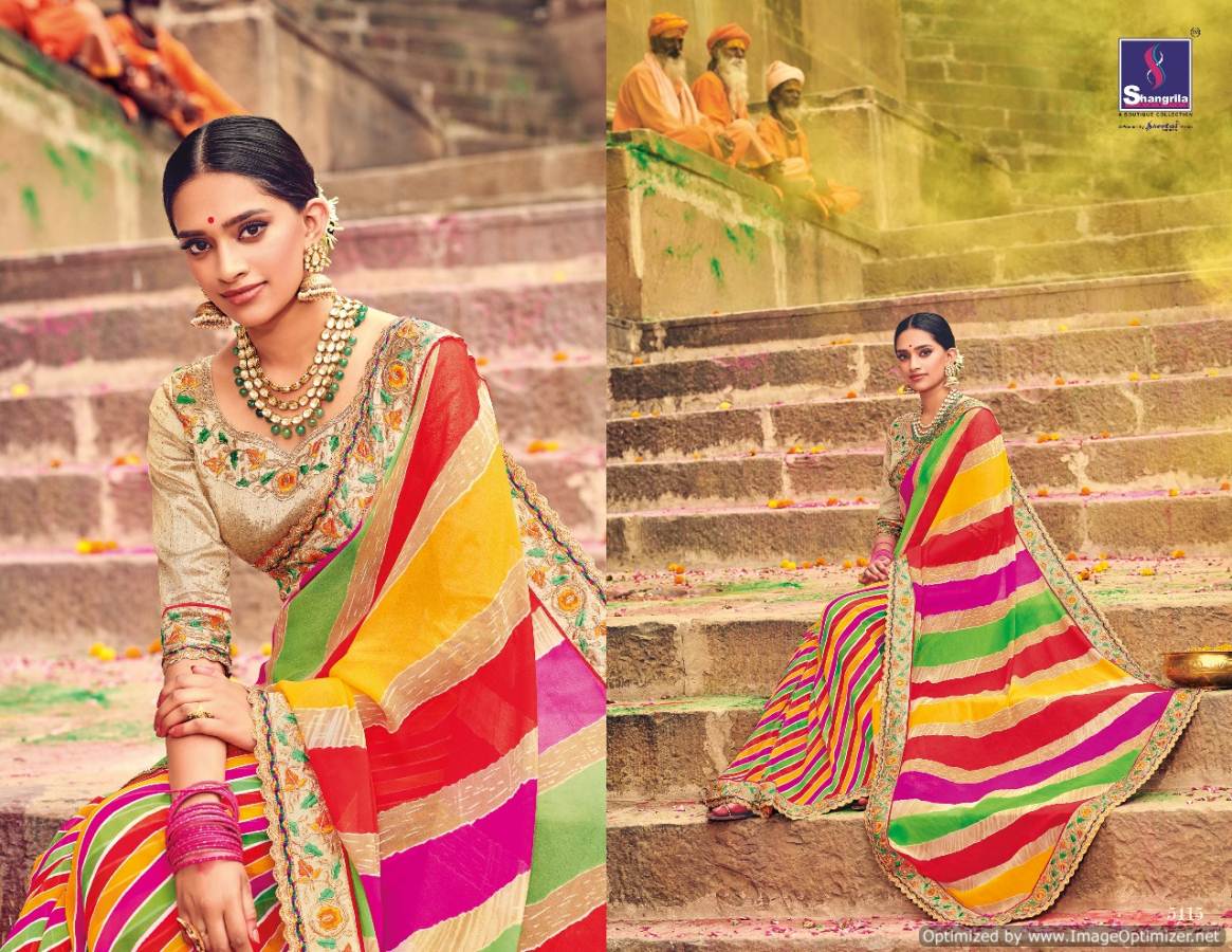 Shangrila By  Lehariyaa Printed Designer Sarees Catalogue