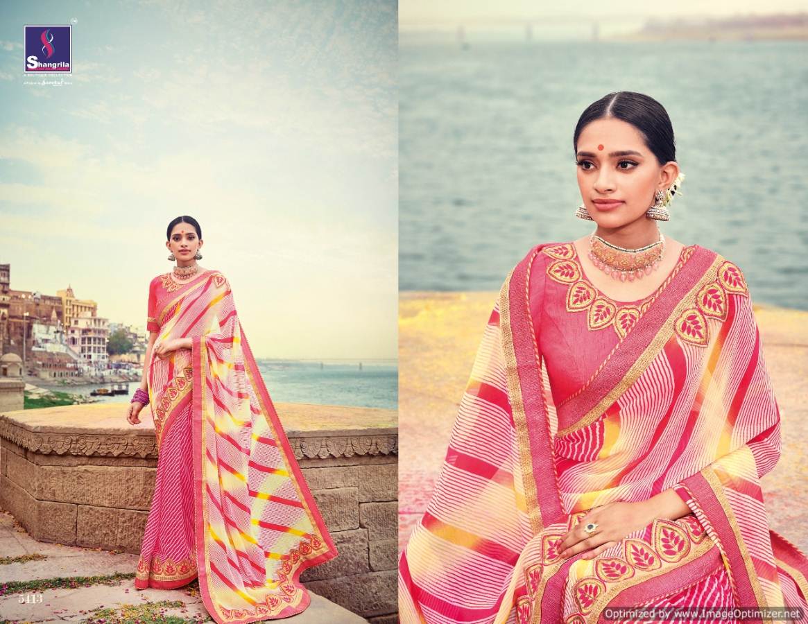 Shangrila By  Lehariyaa Printed Designer Sarees Catalogue