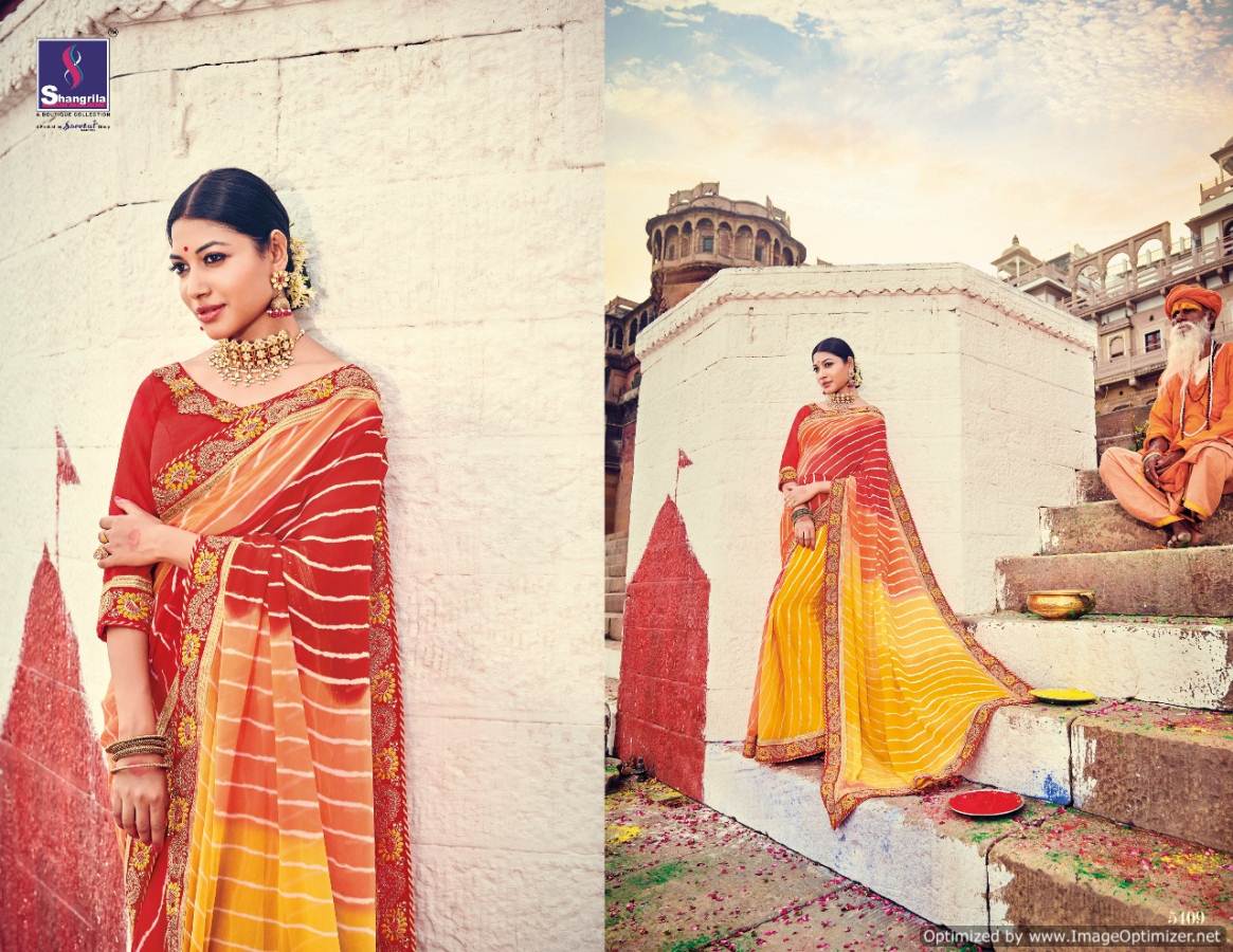 Shangrila By  Lehariyaa Printed Designer Sarees Catalogue