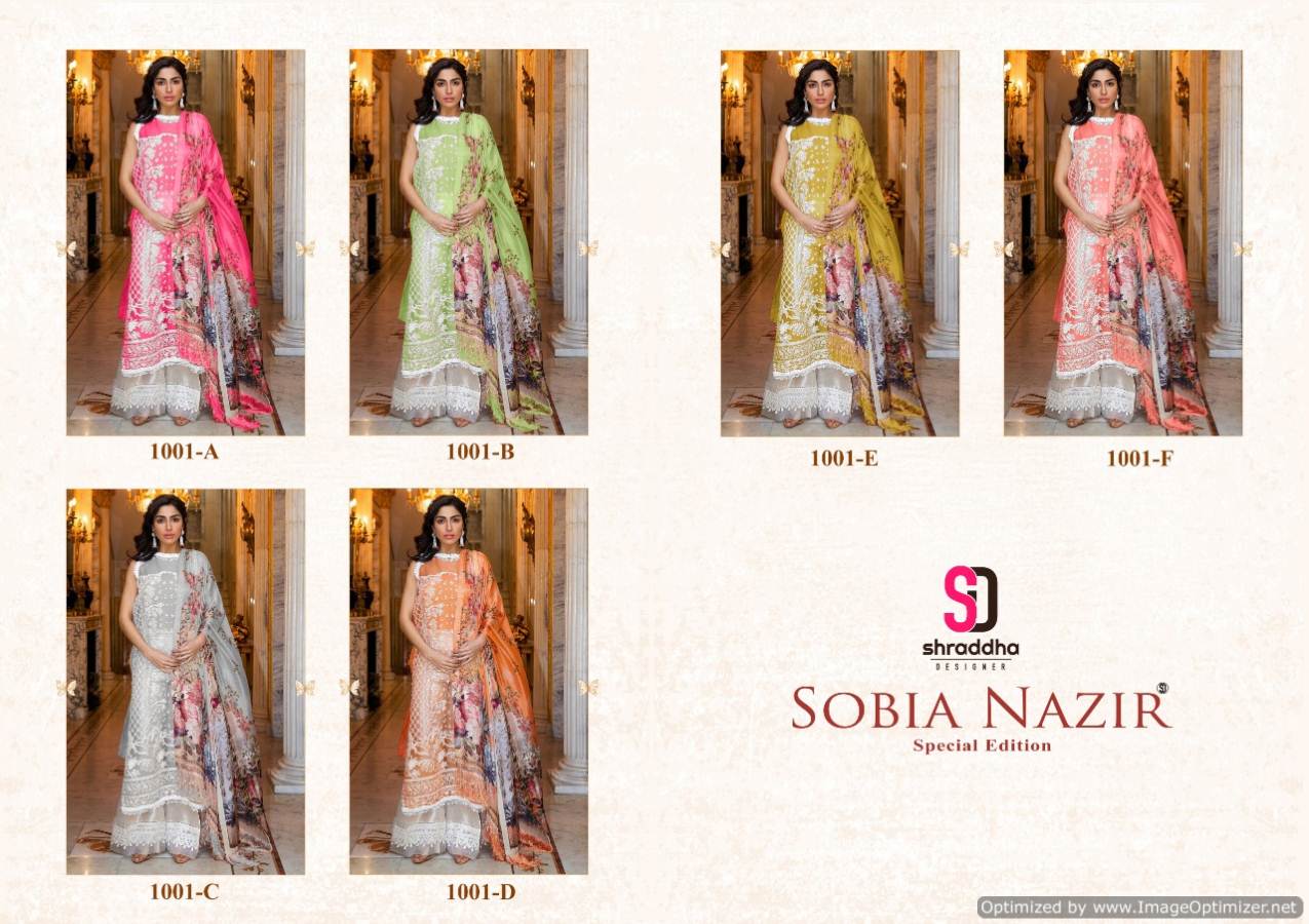 Sobia Nazir Eidition 1 By Sharaddha Pakistani Salwar Suit Catalogue
