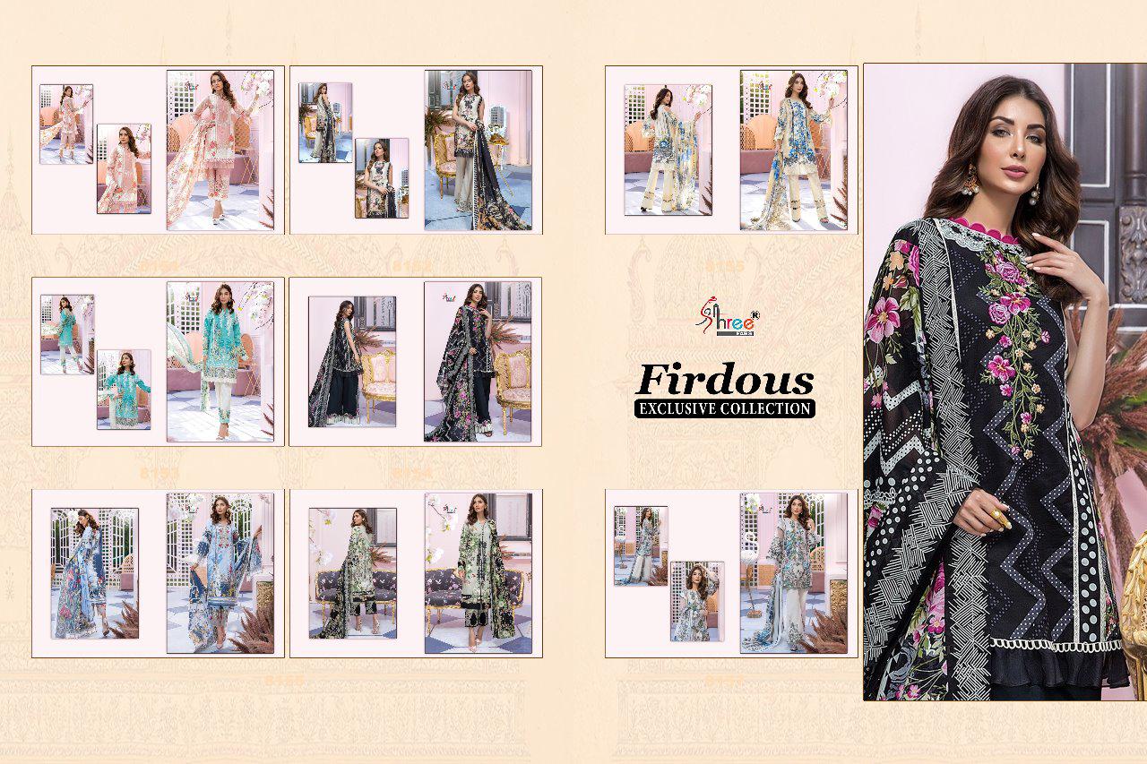 Shree By Firdous Exclusive Collection Cotton Pakistani Suit Catalogue