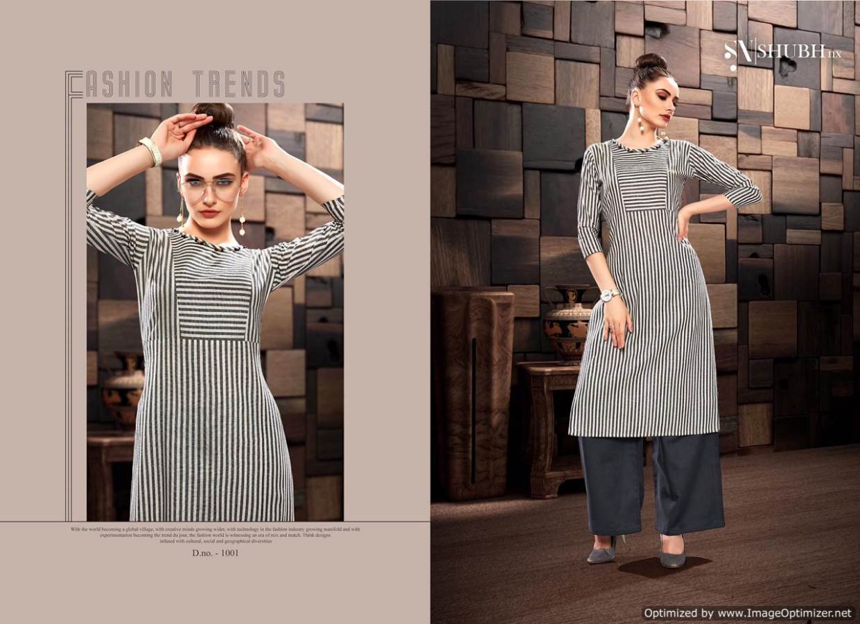 Plazo Vol 1 By Shubh Nx Designer Kurti With Palazzo Catalogue
