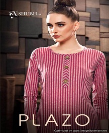 Plazo Vol 1 By Shubh Nx Designer Kurti With Palazzo Catalogue