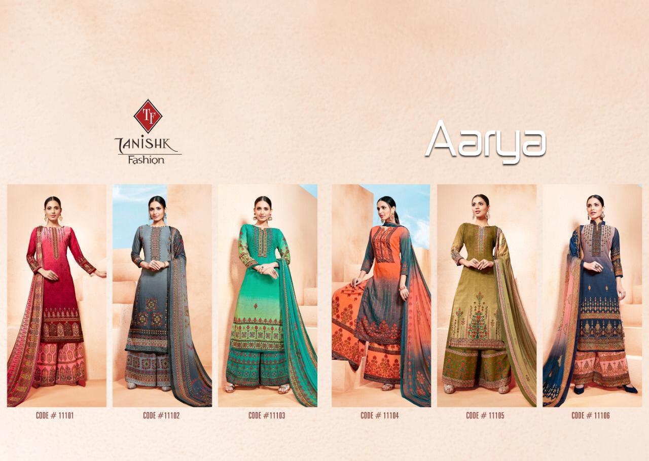 Aarya By Tanishk Fashion Palazzo Salwar Suit Catalogue