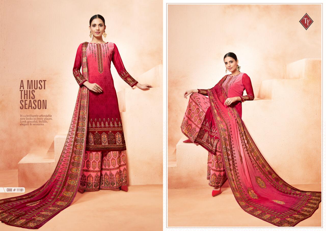Aarya By Tanishk Fashion Palazzo Salwar Suit Catalogue