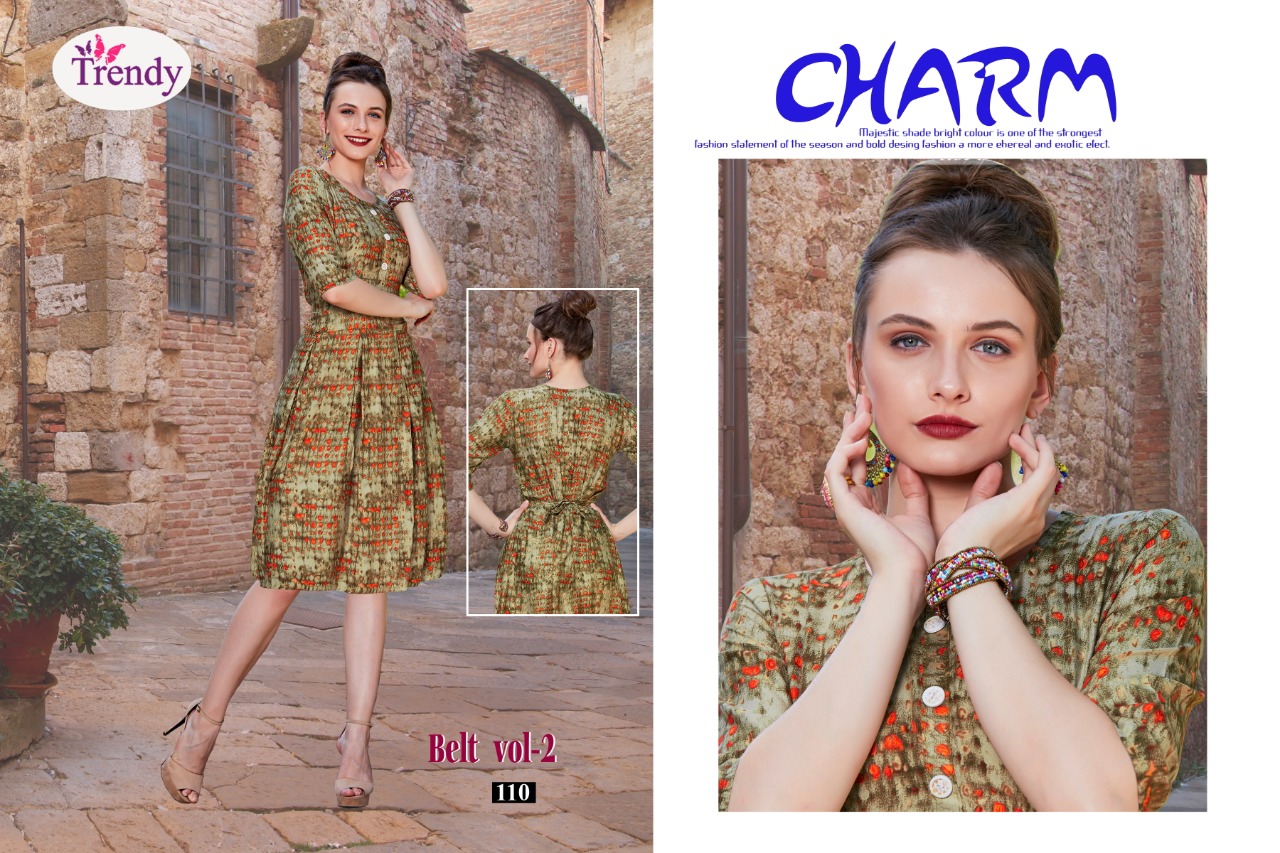 Belts Vol 2 By Trends Fashion Printed Kurti Catalogue