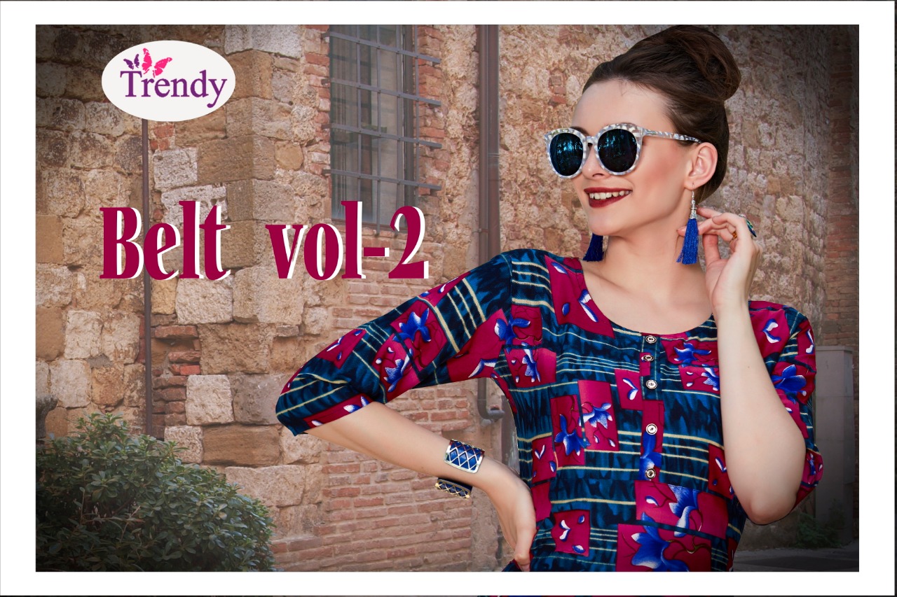 Belts Vol 2 By Trends Fashion Printed Kurti Catalogue