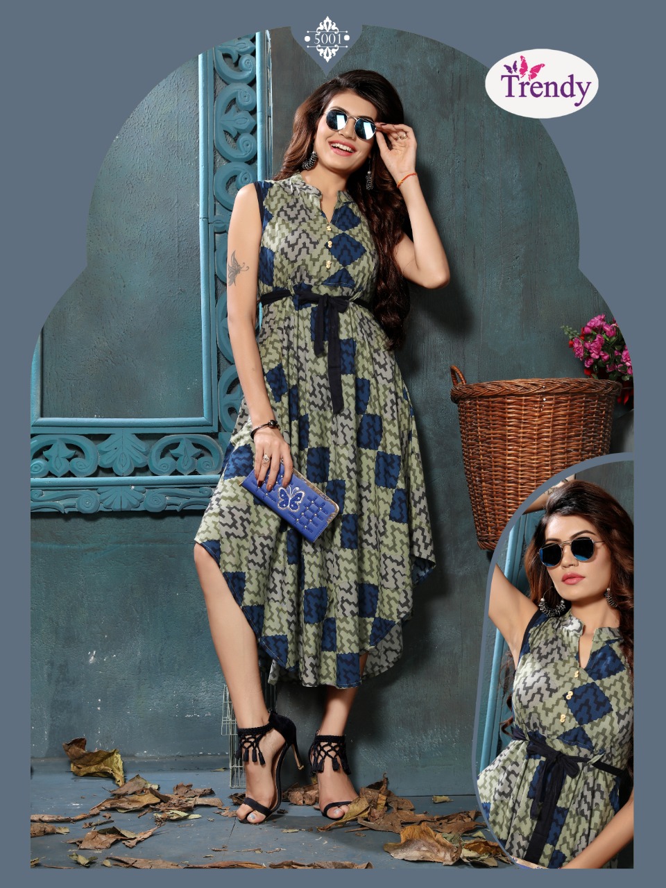Ureb Vol 5 By Trendy Anarkali Kurtis Catalogue