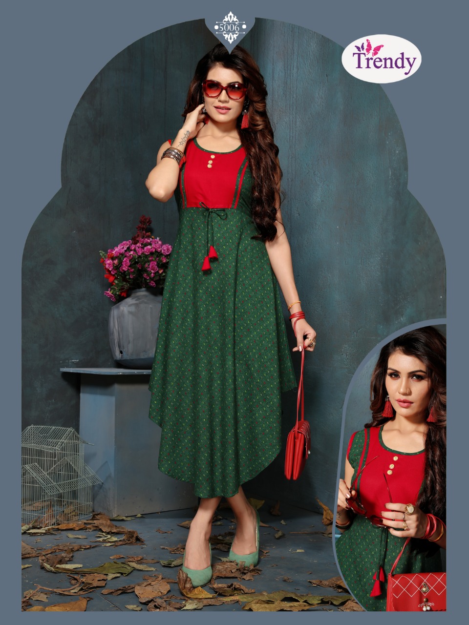Ureb Vol 5 By Trendy Anarkali Kurtis Catalogue