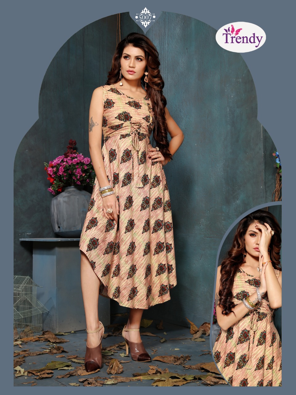 Ureb Vol 5 By Trendy Anarkali Kurtis Catalogue