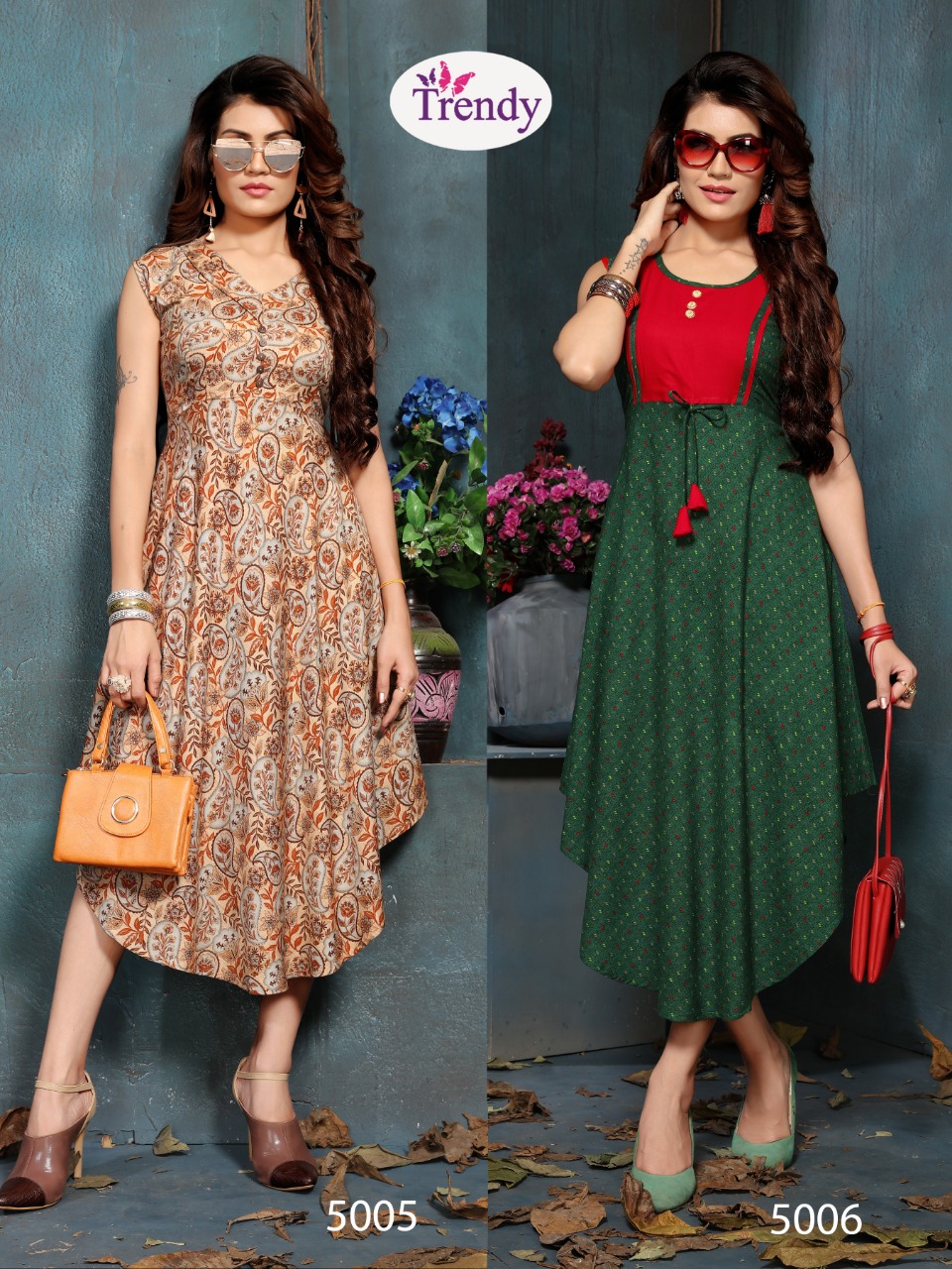 Ureb Vol 5 By Trendy Anarkali Kurtis Catalogue